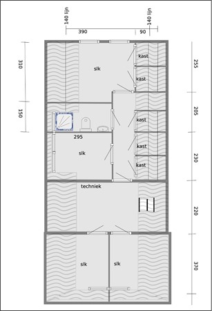 Floorplan - Zuideinde 1, 7875 CC Exloo